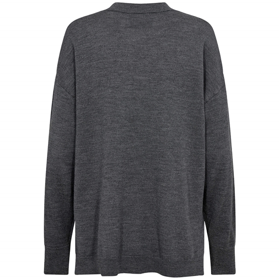 Levete Room LR-ISMAILA 3 Pullover, Dark Grey Melange